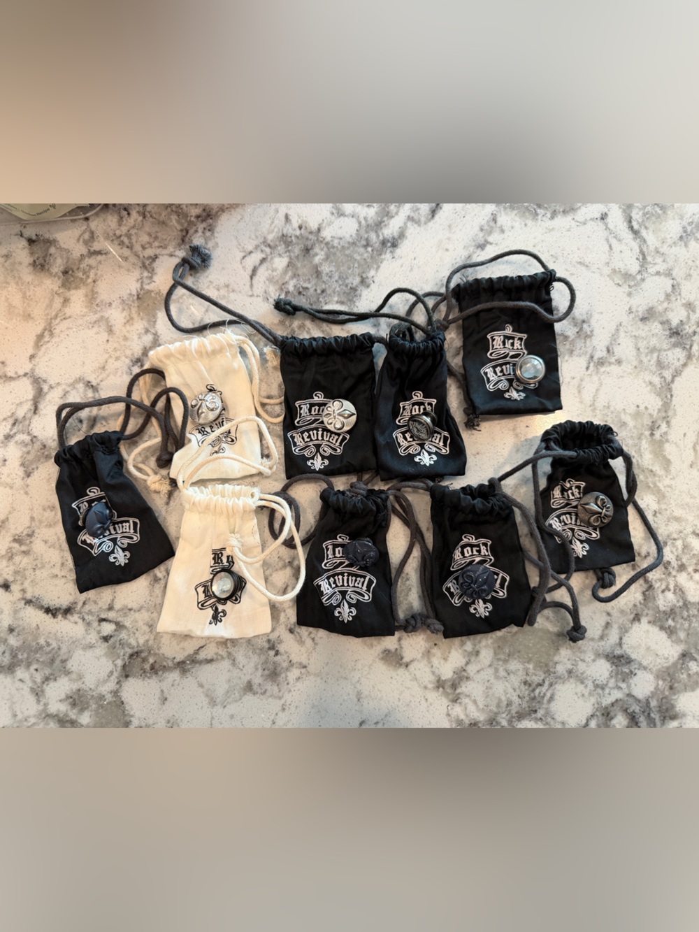 Lot of 9 Rock Revival pants bottoms and pouches